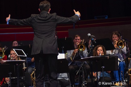 James Darcy Argue, composer, conducts his Secret Society